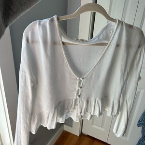 LA hearts medium blouse